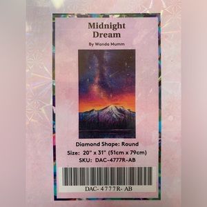 Diamond Art Club Diamond Painting Kit Midnight Dream